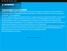 Tablet Screenshot of enterprisepeople.nl